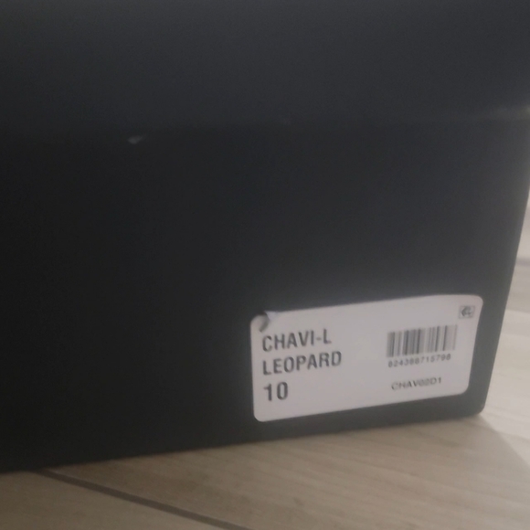 Pre-loved Steve Madden Chavi-L Leopard ankle boots sz 10 - Picture 5 of 10